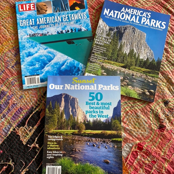LIFE magazine Other - Bundle of three books, soft cover National Parks, and American Getaways